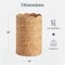 Best Choice Products Scalloped Large Round Laundry Hamper, Handwoven Laundry Basket & Organizer